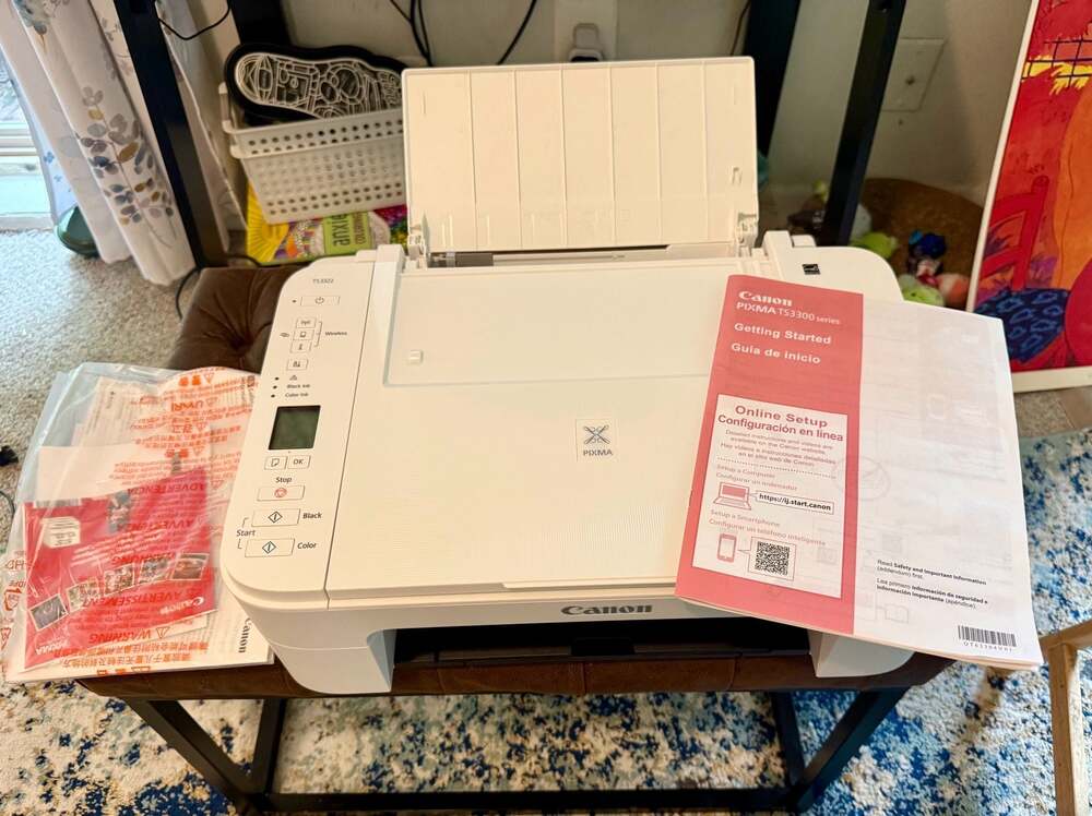 Canon PIXMA TS3322 Wireless Inkjet All-in-One Printer